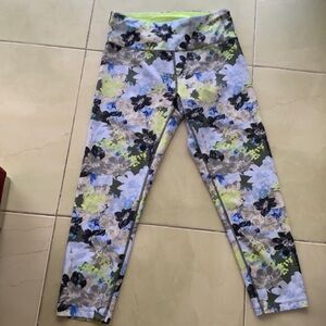 CK Yoga floral pants skinny woman gym pants Calvin Klein